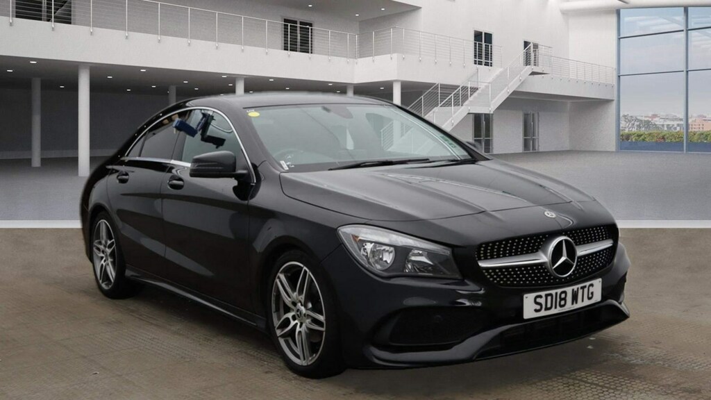 Compare Mercedes-Benz CLA Class 1.6 Cla180 Amg Line Coupe 7G-dct Euro 6 Ss SD18WTG Black