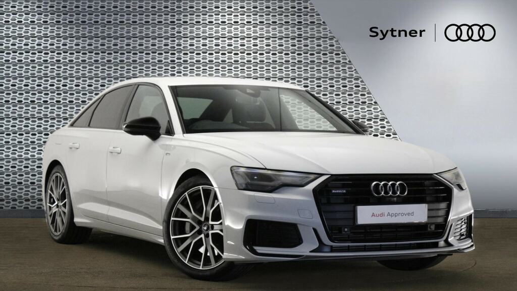 Compare Audi A6 Saloon 50 Tfsi E Quattro Black Edition S Tronic RO24XMD White