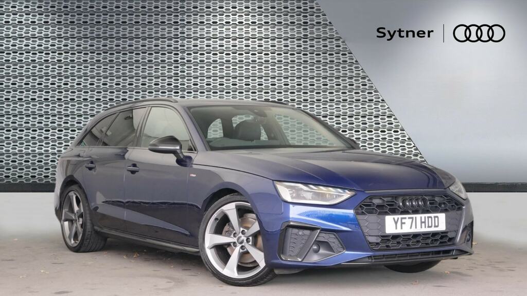 Compare Audi A4 Avant 35 Tfsi Black Edition S Tronic YF71HDD Blue