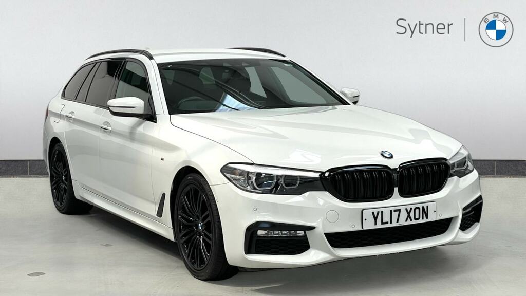 Compare BMW 5 Series 520D M Sport YL17XON White
