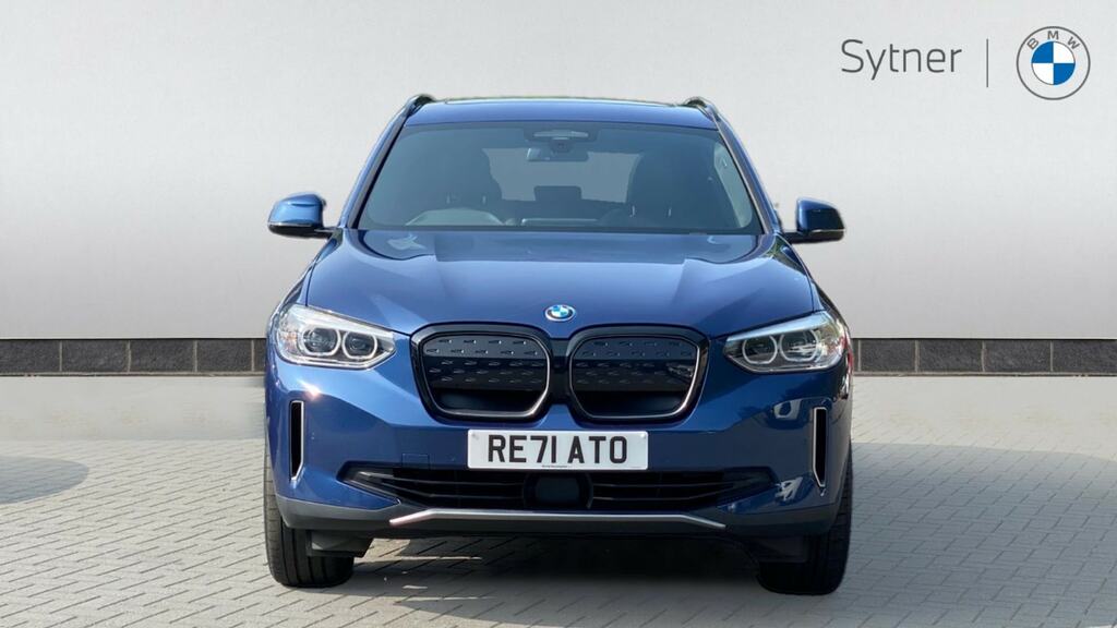 Compare BMW iX3 210Kw Premier Edition 80Kwh RE71ATO Blue
