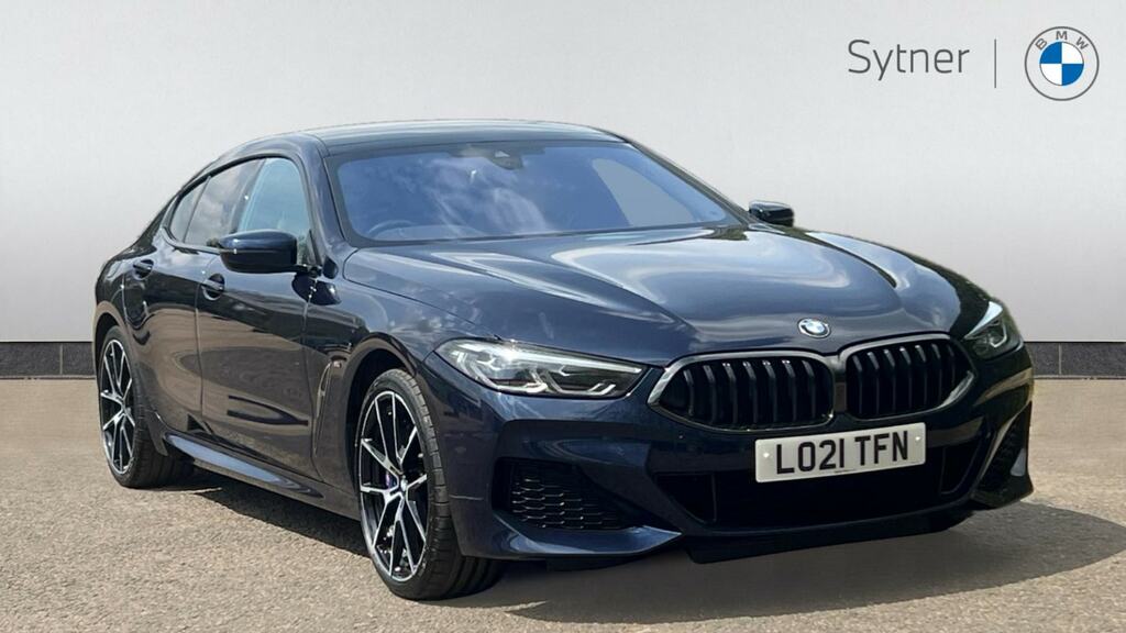 Compare BMW 8 Series Gran Coupe 840D Xdrive Mht M Sport LO21TFN Blue