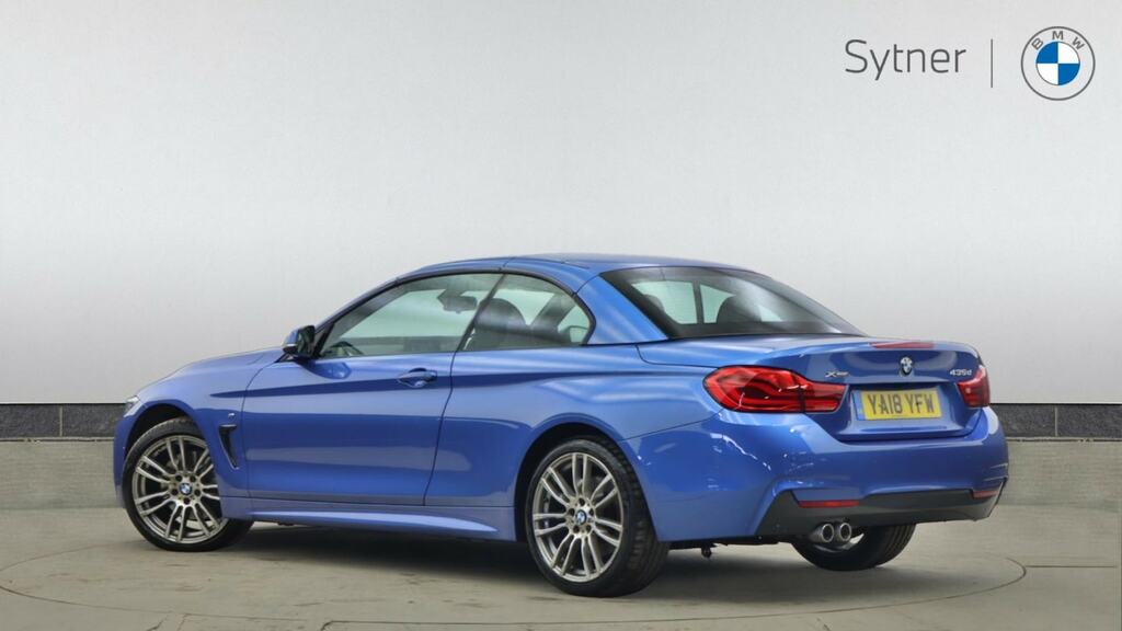 Compare BMW 4 Series 435D Xdrive M Sport Professional Media YA18YFW Blue