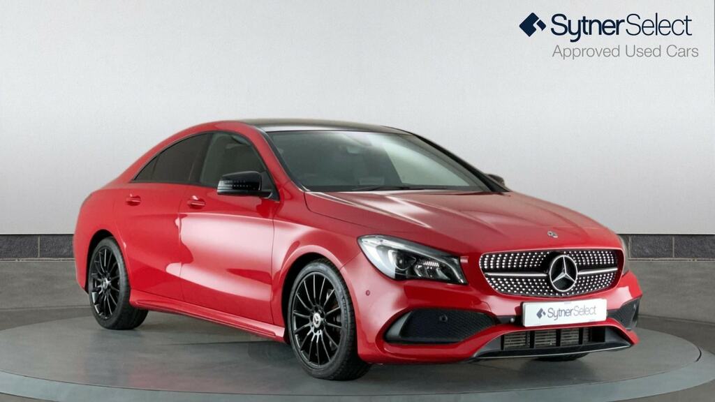 Compare Mercedes-Benz CLA Class Cla 220D Amg Line Night Edition Plus Tip WP18WEO Red