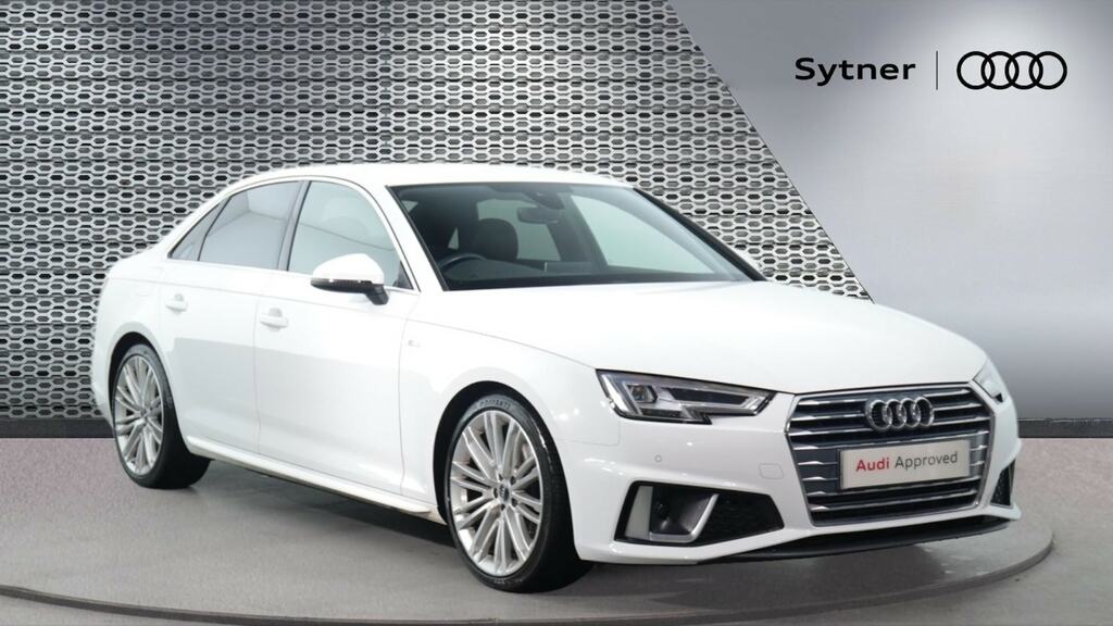 Compare Audi A4 35 Tfsi S Line S Tronic Tech Pack PV19AHJ White