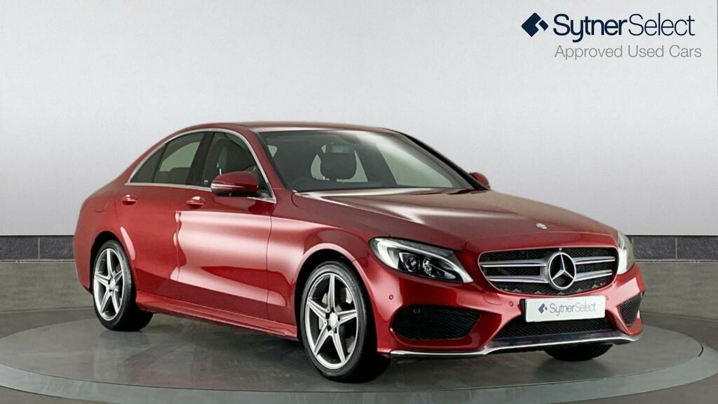 Compare Mercedes-Benz C Class C250d Amg Line DS66FLG Red