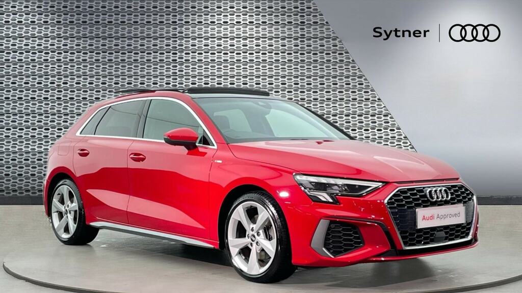 Compare Audi A3 35 Tfsi S Line S Tronic CU21TYZ Red