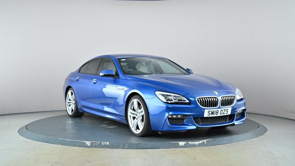 Compare BMW 6 Series Gran Coupe 640D M Sport SM18OZS Blue