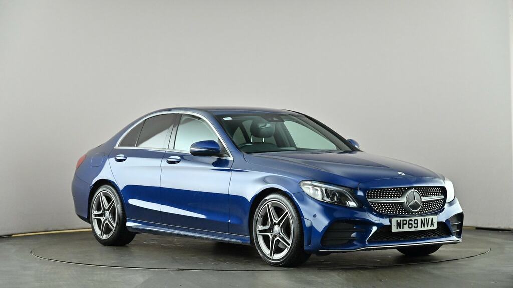 Compare Mercedes-Benz C Class C200 Amg Line Premium 9G-tronic WP69NVA Blue