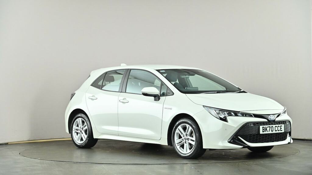 Compare Toyota Corolla 1.8 Vvt-i Hybrid Icon Cvt BK70CCE White