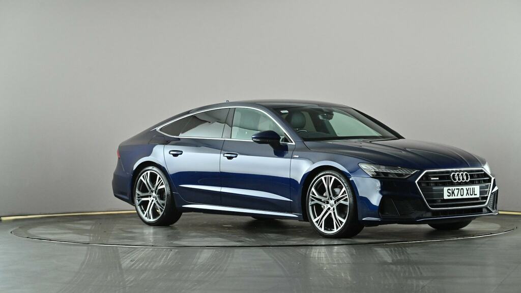 Compare Audi A7 40 Tdi Quattro S Line S Tronic SK70XUL Blue