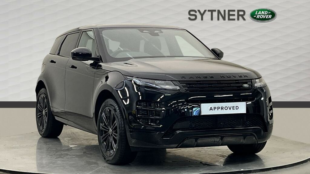 Compare Land Rover Range Rover Evoque 1.5 P300e Dynamic Se LJ24XJC Black