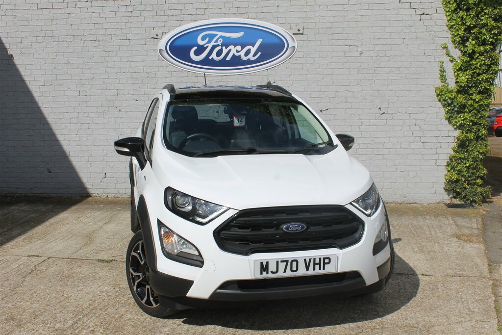 Compare Ford Ecosport 1.0 Ecoboost 125 Active MJ70VHP White