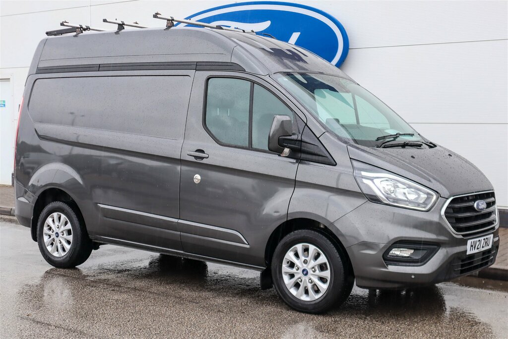 Compare Ford Transit Custom Custom 2.0 Ecoblue 130Ps High Roof Limited Van Aut HV21ZRU Grey