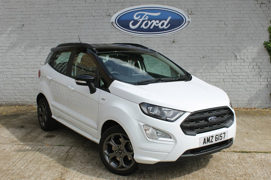 Compare Ford Ecosport 1.0 Ecoboost 125 St-line AMZ6157 White