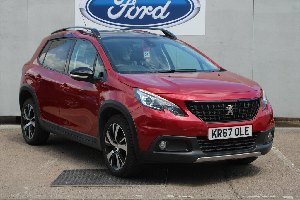 Compare Peugeot 2008 1.6 Bluehdi 100 Gt Line KR67OLE Red