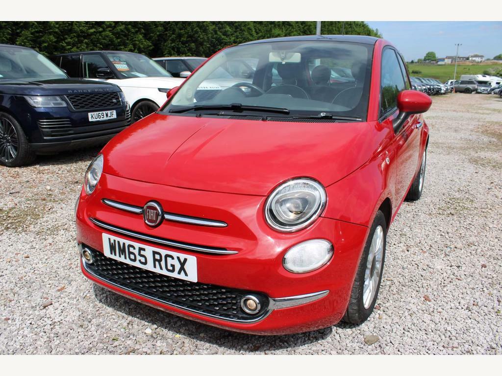 Compare Fiat 500 1.2 Lounge Euro 6 Ss WM65RGX Red