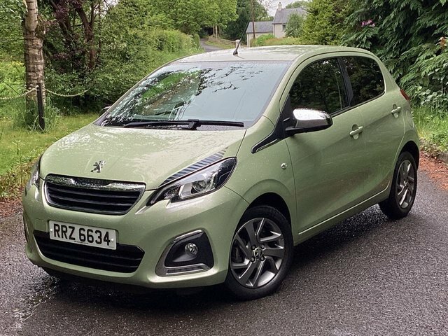 Compare Peugeot 108 1.0 Collection 72 Bhp RRZ6634 Green