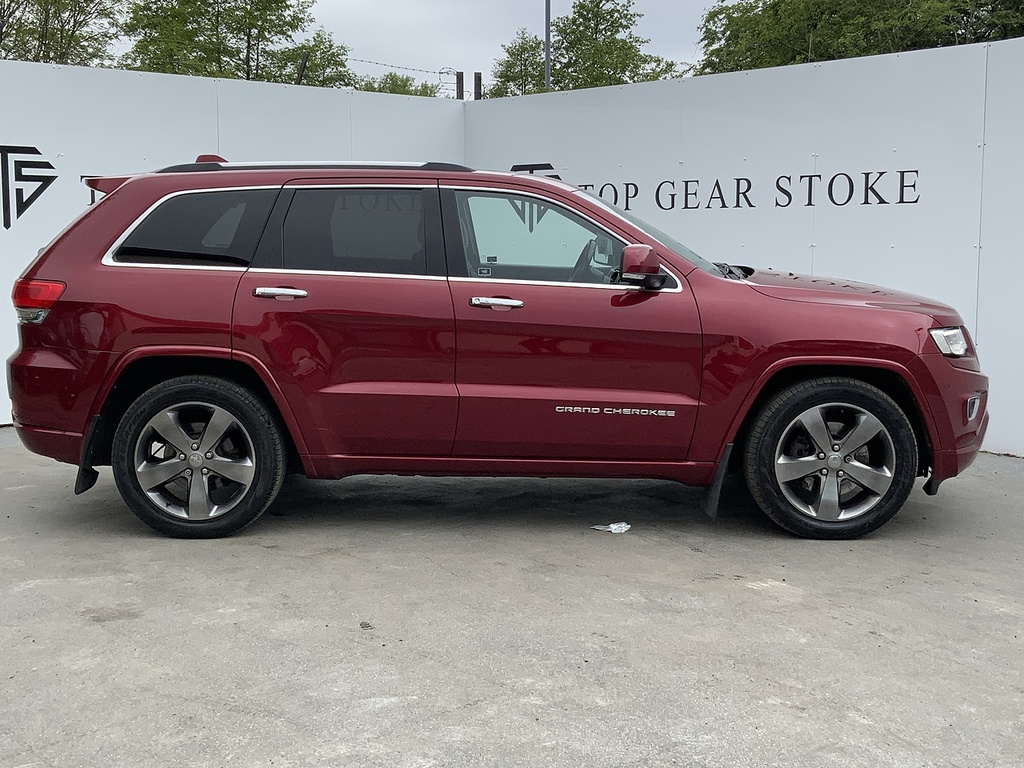 Compare Jeep Grand Cherokee V6 Crd Overland NG15WBV Red