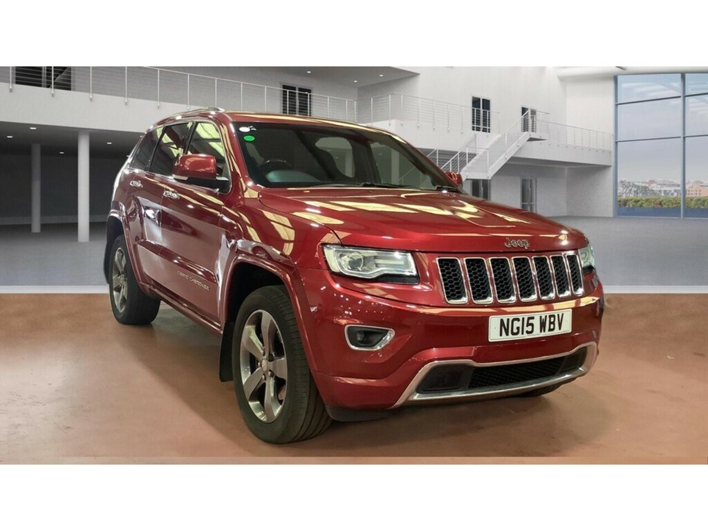 Compare Jeep Grand Cherokee V6 Crd Overland NG15WBV Red