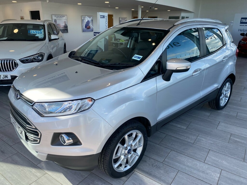 Ford Ecosport 1.0 Ecoboost Titanium With Parking Sensors, Bl Silver #1