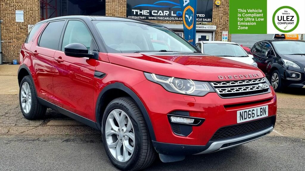 Compare Land Rover Discovery Sport Sport 4X4 ND66LBN Red