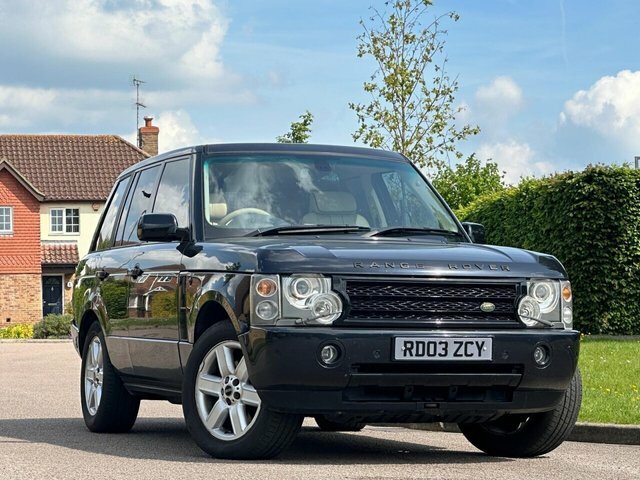 Compare Land Rover Range Rover 2003 4.4L V8 Vogue 282 Bhp RD03ZCY Blue
