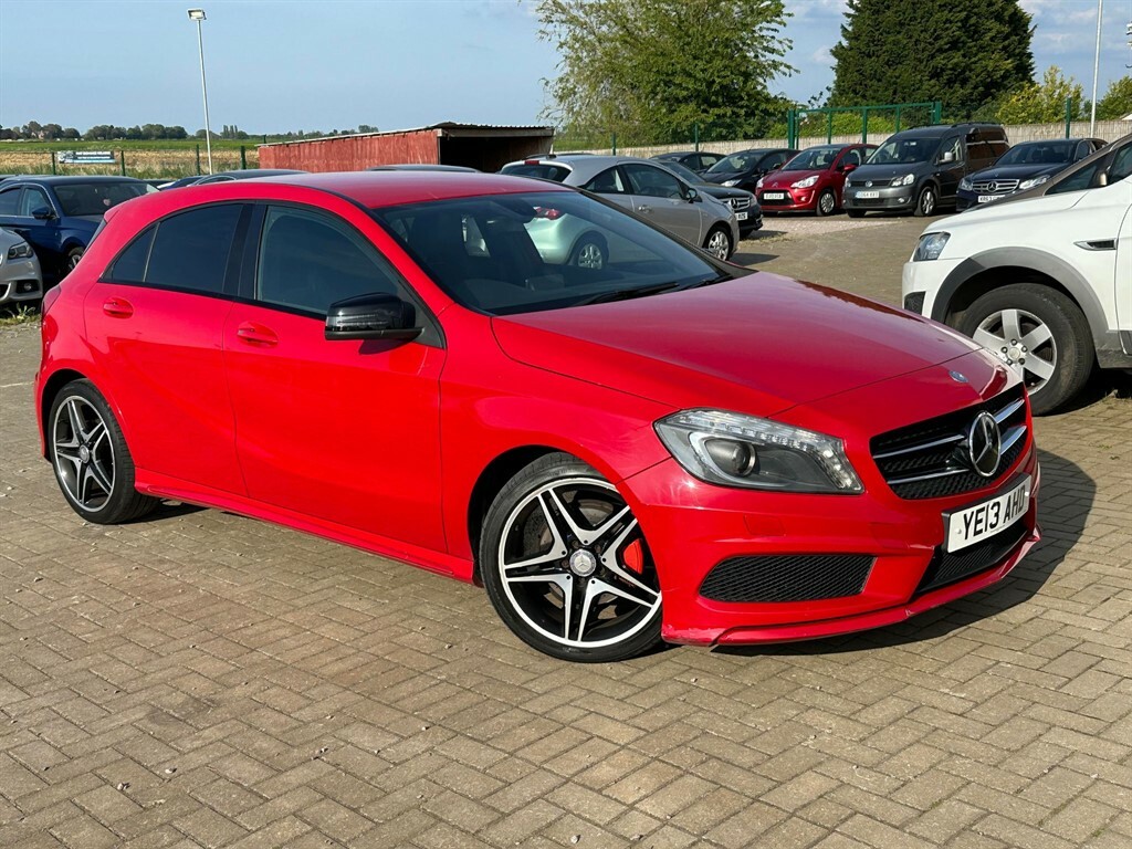 Compare Mercedes-Benz A Class Hatchback YE13AHD Red