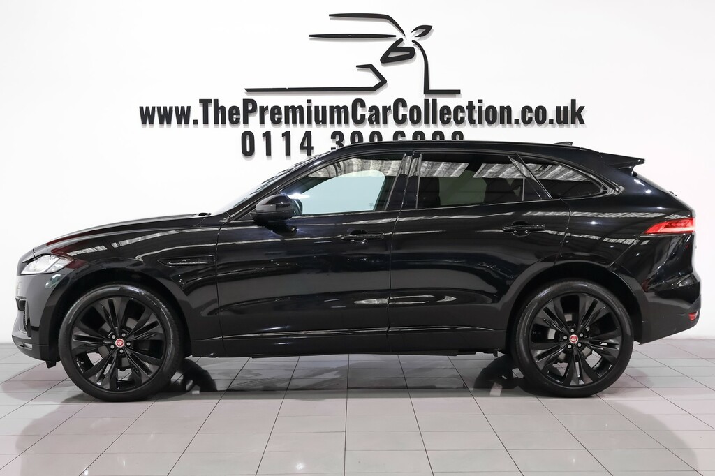 Compare Jaguar F-Pace Chequered Flag Awd Panoramic Roof 1 Owner YF69FFJ Black
