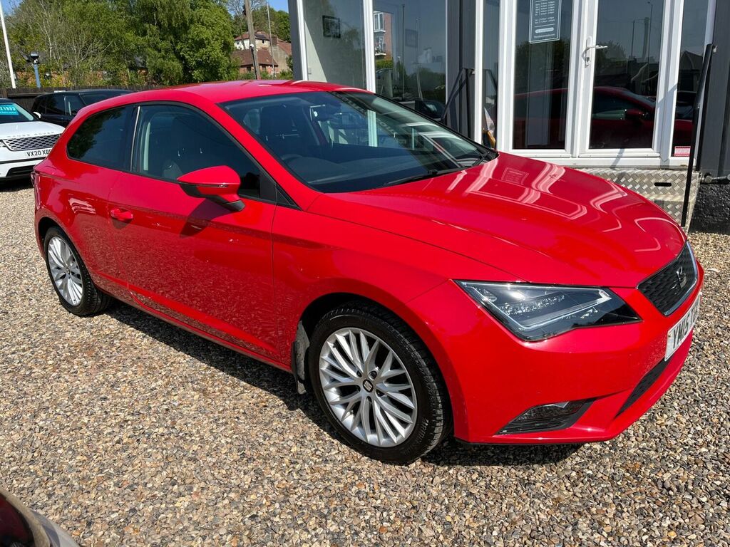 Compare Seat Leon Hatchback 1.2 Tsi Se Sport Coupe Euro 6 Ss YM15TGK Red