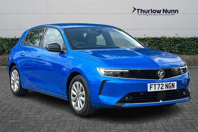 Compare Vauxhall Astra 1.2 Turbo Design Hatchback Euro FT72NGN Blue