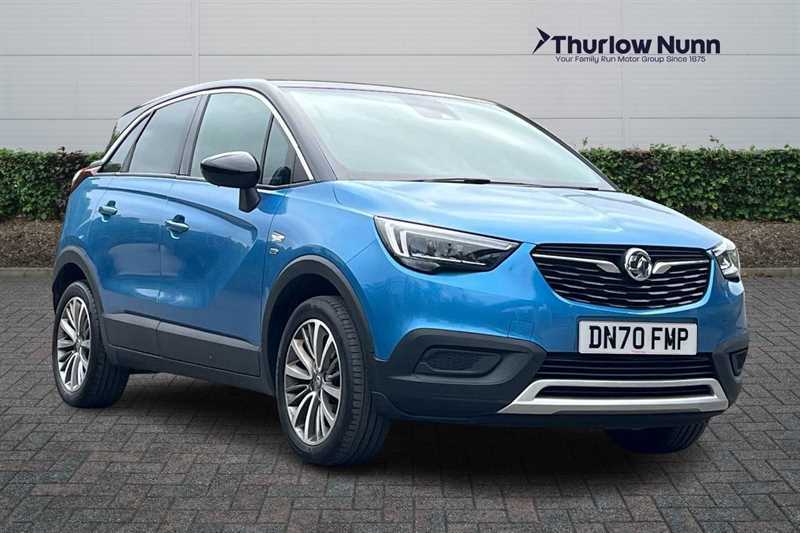 Compare Vauxhall Crossland 1.2I Turbo 110 Ps Griffin Suv DN70FMP Blue