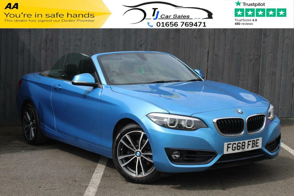 Compare BMW 2 Series Convertible 1.5 218I Gpf Sport Euro 6 Ss 2 FG68FBE Blue