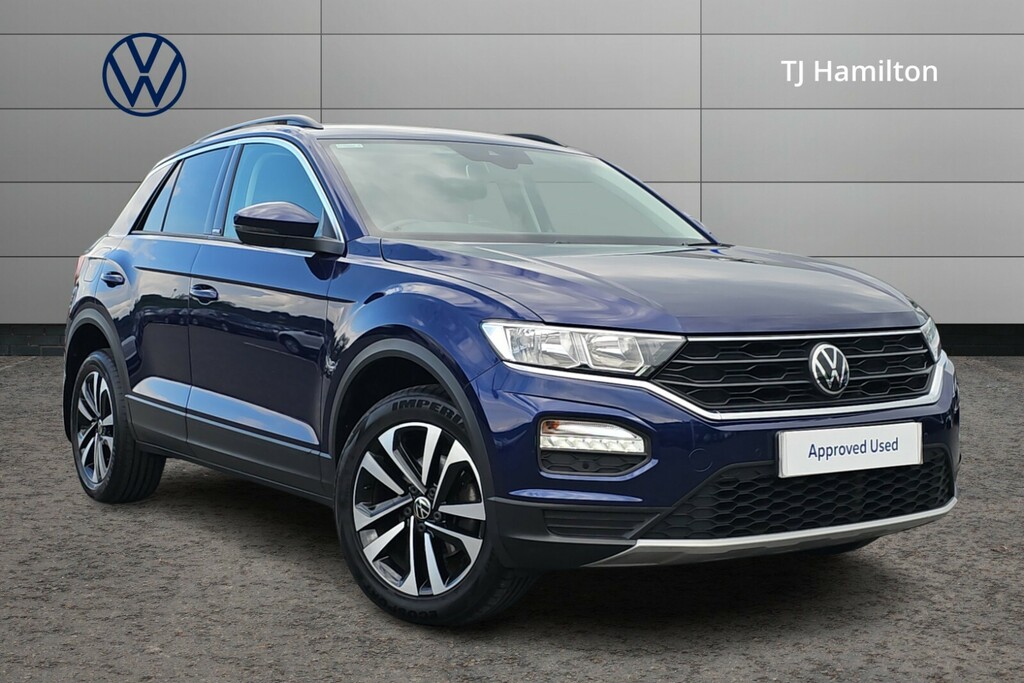 Compare Volkswagen T-Roc 2017 1.0 Tsi United 110Ps XHZ9726 Blue