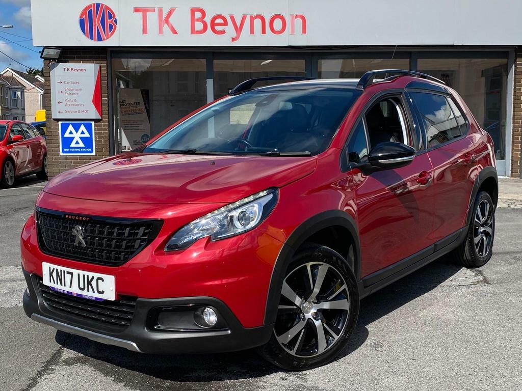 Compare Peugeot 2008 1.6 Bluehdi Gt Line Euro 6 KN17UKC Red