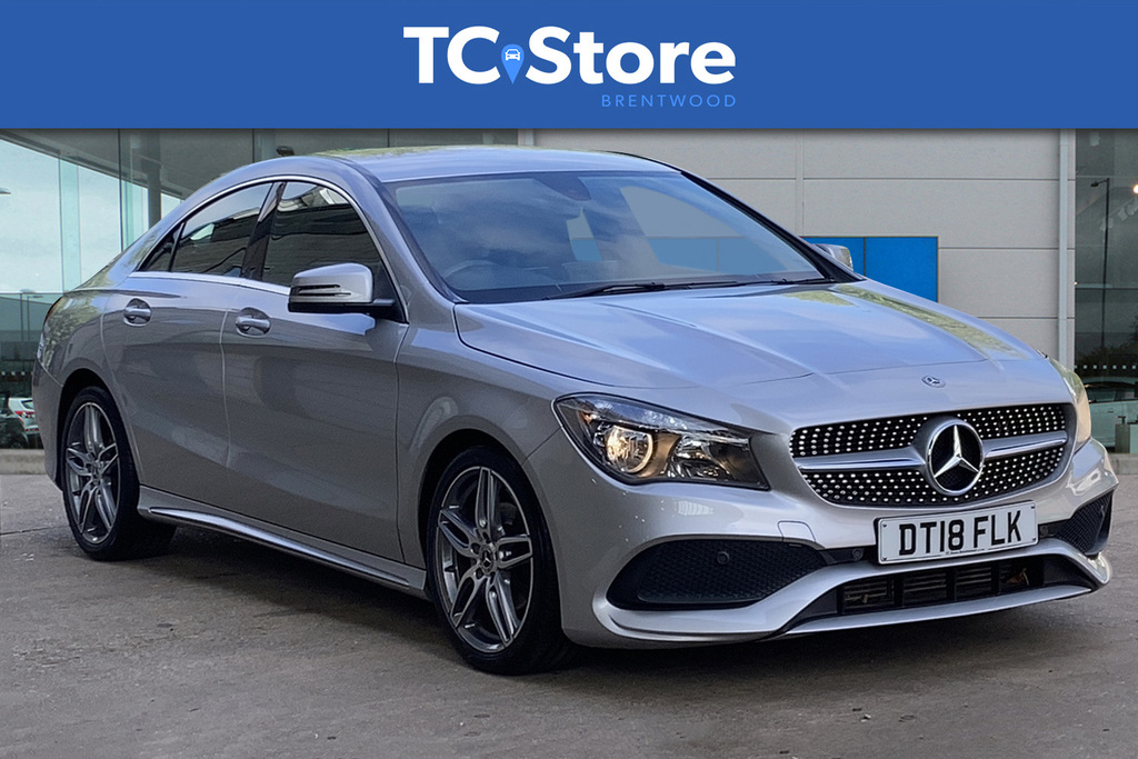 Compare Mercedes-Benz CLA Class 1.6 Cla180 Amg Line Edition Coupe 7G Dc DT18FLK Silver