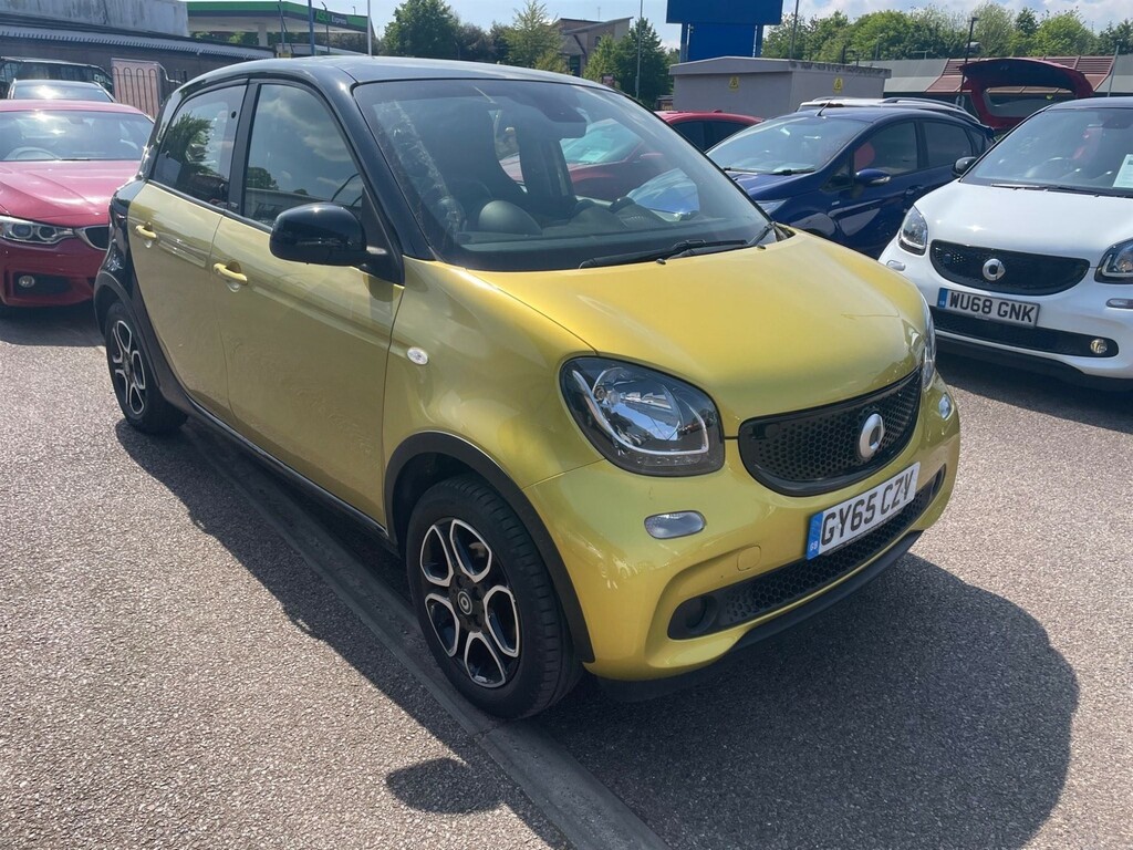 Compare Smart Forfour 0.9T Prime Premium Euro 6 Ss GY65CZV Yellow