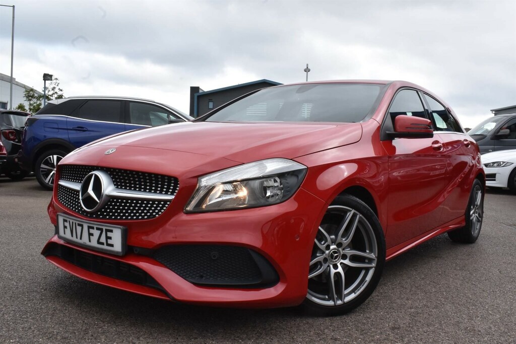 Compare Mercedes-Benz A Class A 180 D Amg Line Executive FV17FZE Red
