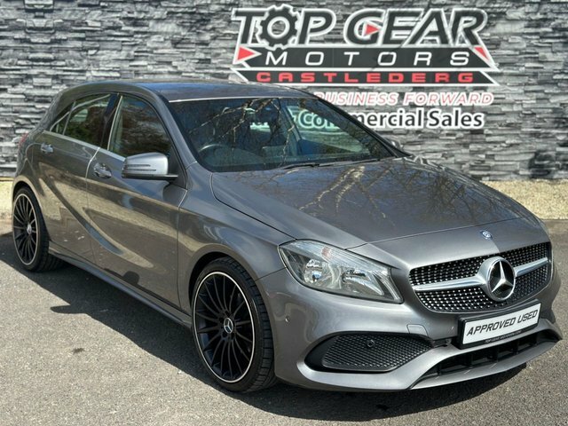 Compare Mercedes-Benz A Class 2016 1.5 A 180 D Amg Line Executive 107 Bhp YJ66UOW Grey
