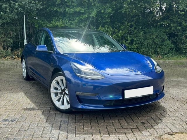 Compare Tesla Model 3 Long Range Awd 302 Bhp AF22ZTO Blue