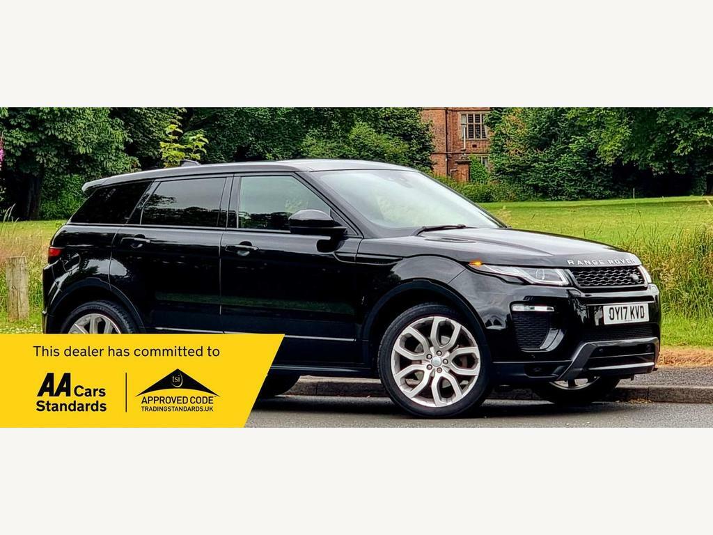 Compare Land Rover Range Rover Evoque 2.0 Td4 Hse Dynamic 4Wd Euro 6 Ss OY17KVD Black