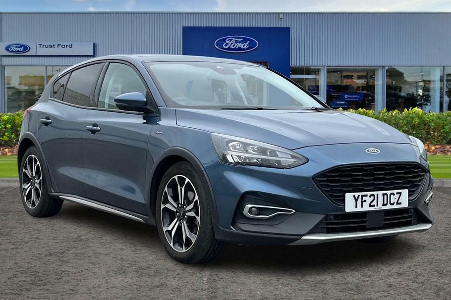 Compare Ford Focus 1.0 Ecoboost Hybrid Mhev 125 Active X Edition YF21DCZ Blue