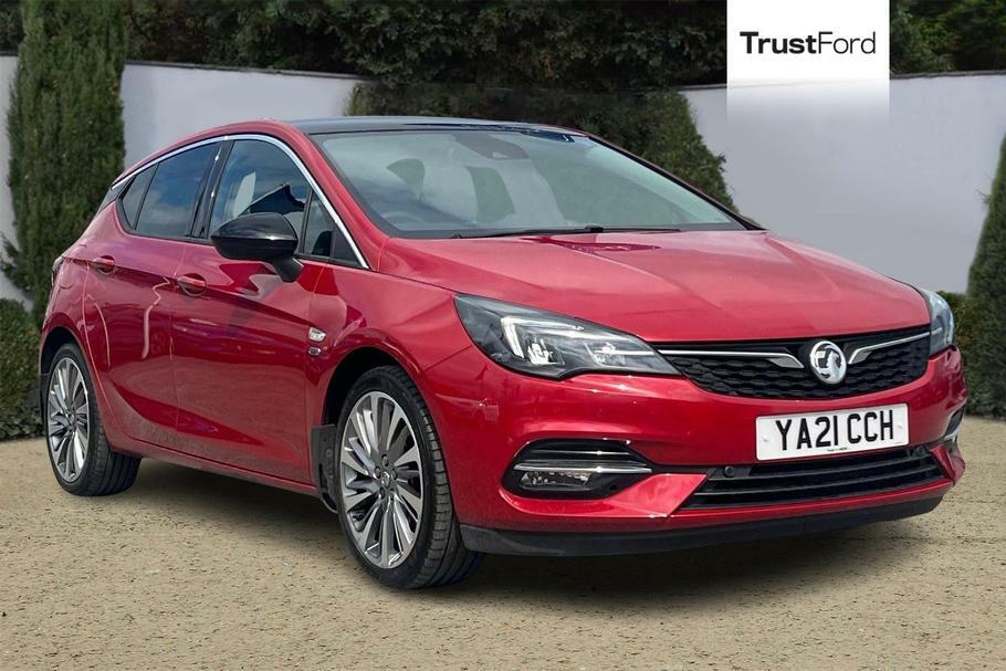 Compare Vauxhall Astra Griffin Edition- With Heated Seats Heated Steeri YA21CCH Red