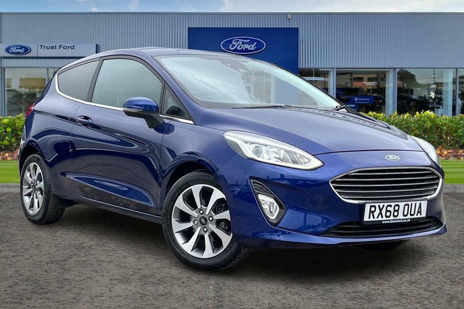 Compare Ford Fiesta 1.0 Ecoboost Zetec With Sync 3 Navigation, All RX68OUA Blue