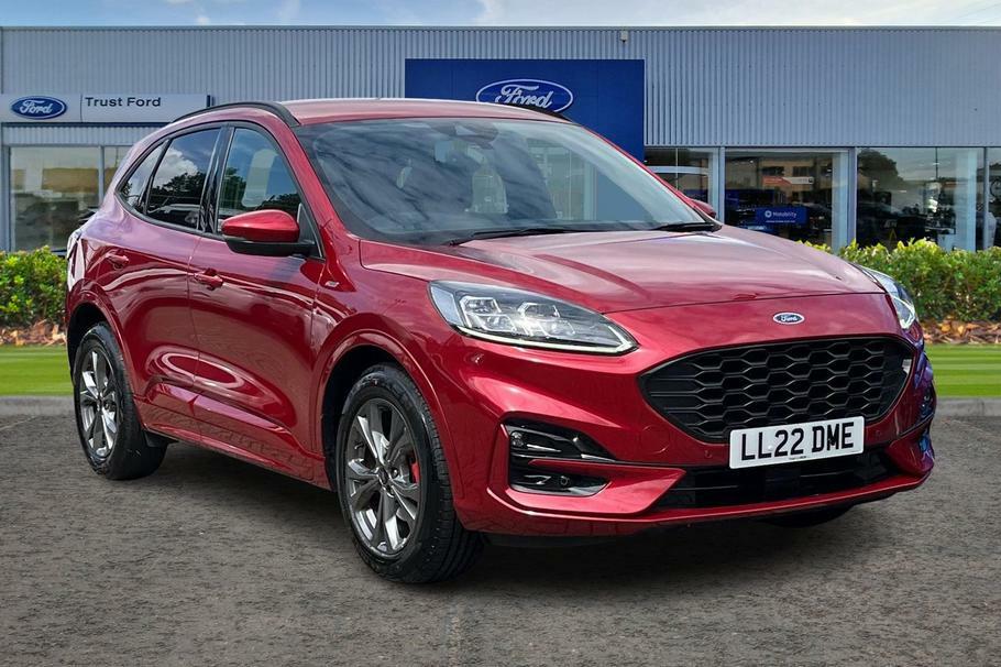 Compare Ford Kuga 2.5 Fhev St-line Edition Cvt LL22DME Red