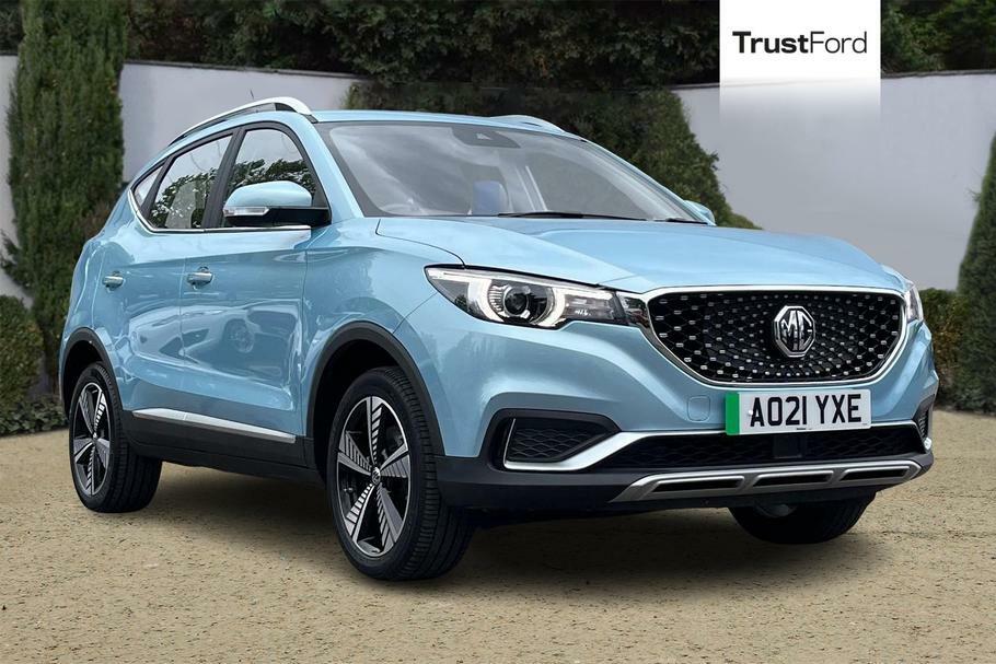 Compare MG ZS 105Kw Exclusive Ev 45Kwh AO21YXE Blue