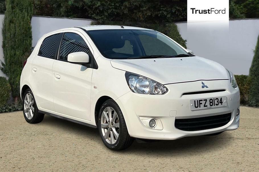 Compare Mitsubishi Mirage 1.2 3 0 Road Tax Front And Rear Parking Se UFZ8134 White