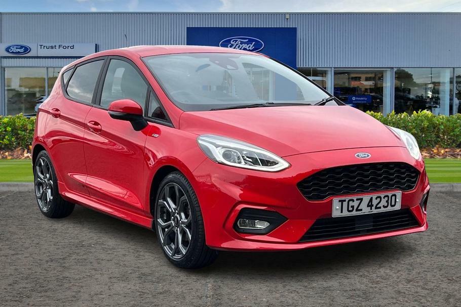 Compare Ford Fiesta 1.0 Ecoboost Hybrid Mhev 125 St-line Edition - TGZ4230 Red