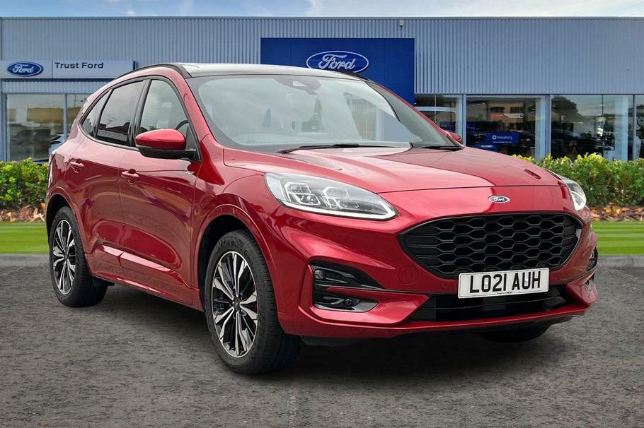 Compare Ford Kuga 2.5 Phev St-line X Cvt LO21AUH Red