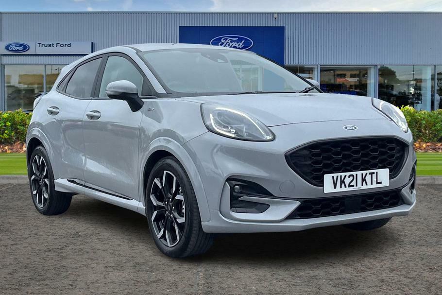Compare Ford Puma 1.0 Ecoboost Hybrid Mhev 155 St-line X 5Dr- With H VK21KTL Grey